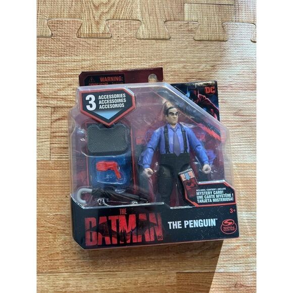 DC The Batman Movie The Penguin 4" Figure with Mystery Card 2022 - Picture 1 of 8